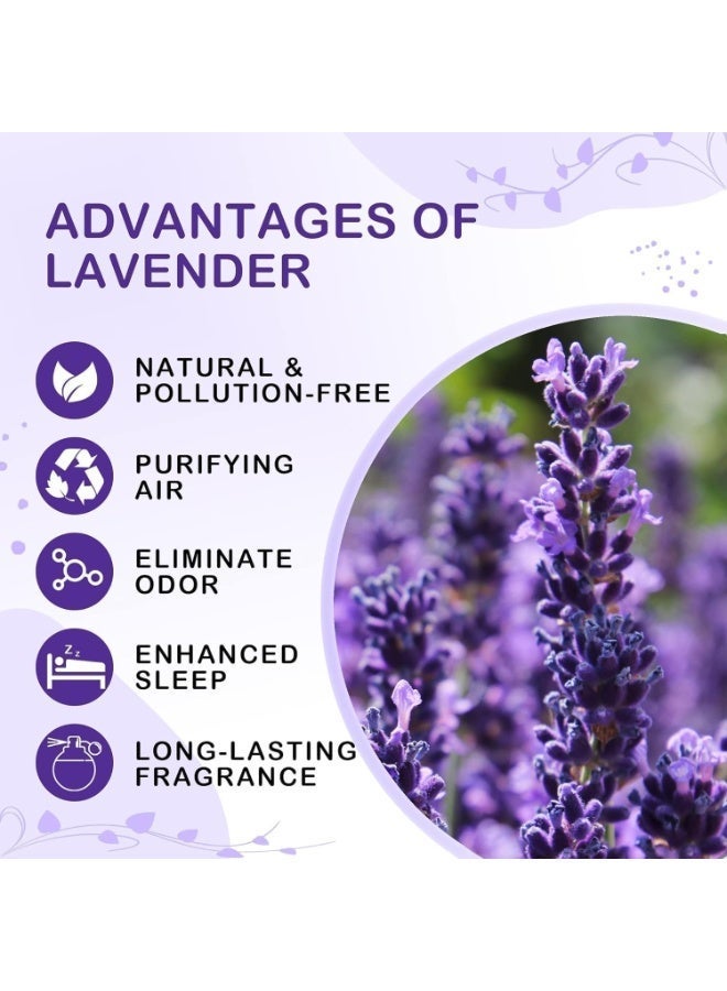 ChicAbode Lavender Sachet Bags, 5 Packs Scented Sachets Bag for Drawers and Closets Anywhere Fresheners, Dried Lavender Flowers, Longer Lasting Fresh Scents for Home, Bath, Room and Car - Image 3